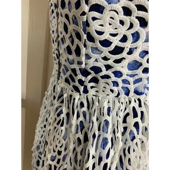 Anthropologie Wolven Dress Sz 6 Lace Overlay - Picture 10 of 12